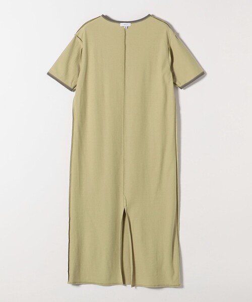 SHIPS any（シップス エニィ）の「SHIPS any:〈洗濯機可能〉バイカラー クルーネック TEE ワンピース（ワンピース・レディース・ブラウン/ダークグレー/ライトグリーン・ONE SIZE）」の18枚目の写真