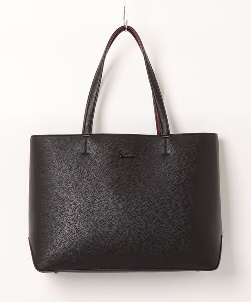 m.f.editorial(エムエフエディトリアル)の「トート バッグ メンズ ビジネス 鞄 A4対応 クッションポケット シュリンク 型押し 合成皮革(トートバッグ・メンズ・ダークウッド・FREE)」の14枚目の写真