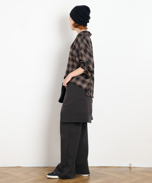 AP STUDIO(エーピーストゥディオ)の「Wool mix sweat Pants(スウェットパンツ・レディース・スミクロ/ベージュ・36/38)」の14枚目の写真