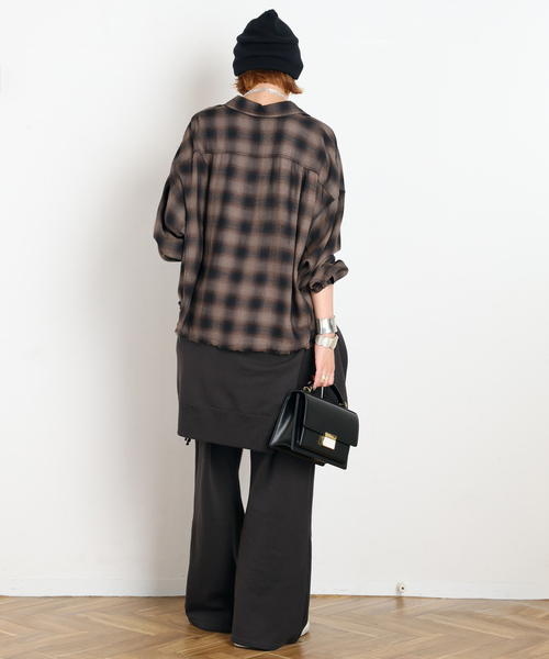 AP STUDIO(エーピーストゥディオ)の「Wool mix sweat Pants(スウェットパンツ・レディース・スミクロ/ベージュ・36/38)」の15枚目の写真