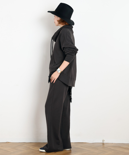 AP STUDIO(エーピーストゥディオ)の「Wool mix sweat Pants(スウェットパンツ・レディース・スミクロ/ベージュ・36/38)」の20枚目の写真