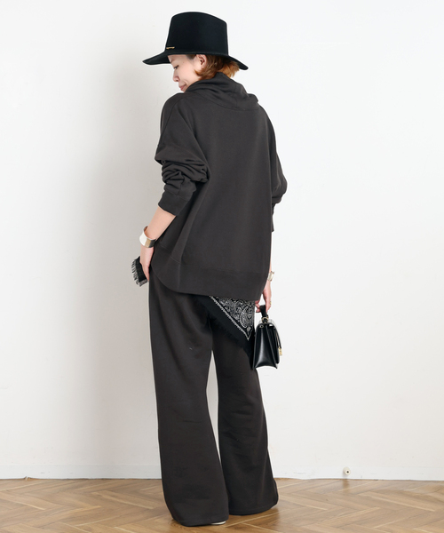 AP STUDIO(エーピーストゥディオ)の「Wool mix sweat Pants(スウェットパンツ・レディース・スミクロ/ベージュ・36/38)」の21枚目の写真