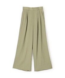 レーヨンツイル 2タックハイウエストパンツ