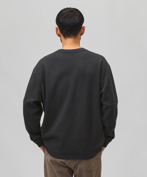 NEW BALANCE(ニューバランス)の「【別注】ニューバランス New Balance ワッフルロングスリーブTシャツシューパッチ 限定コラボ(Tシャツ/カットソー・メンズ・ダークグリーン/ブラック/オフホワイト・M/L/LL/S)」の12枚目の写真