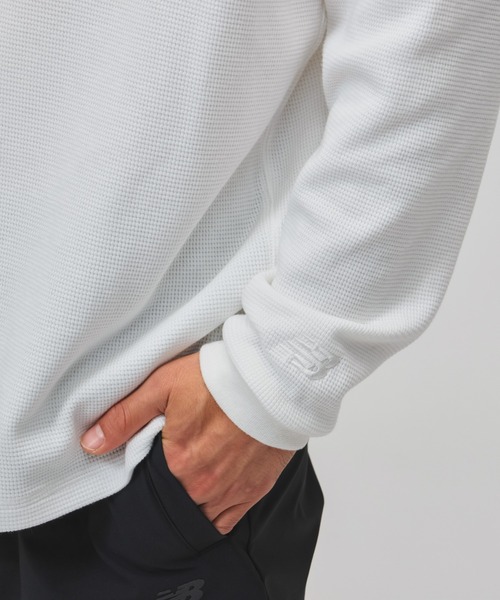 NEW BALANCE(ニューバランス)の「【別注】ニューバランス New Balance ワッフルロングスリーブTシャツシューパッチ 限定コラボ(Tシャツ/カットソー・メンズ・ダークグリーン/ブラック/オフホワイト・M/L/LL/S)」の10枚目の写真