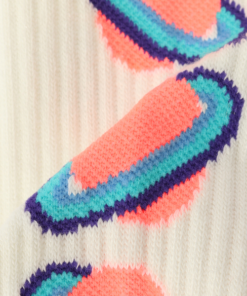 ROSTER SOX（ロスターソックス）の「ROSTER SOX / ロスターソックス GALAXY（ソックス/靴下・レディース・ホワイト/ネイビー・SMALL/MEDIUM）」の4枚目の写真