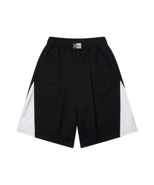 WAYDN(ウェイドゥン)の「ALI サイドピンタックバミューダパンツ ブラック(その他パンツ・メンズ・その他・MEDIUM/LARGE/X-LARGE/XX-LARGE)」の5枚目の写真