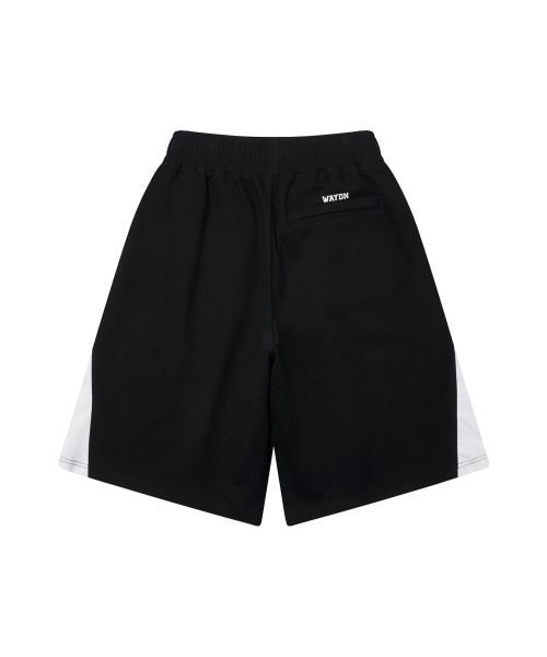 WAYDN(ウェイドゥン)の「ALI サイドピンタックバミューダパンツ ブラック(その他パンツ・メンズ・その他・MEDIUM/LARGE/X-LARGE/XX-LARGE)」の6枚目の写真