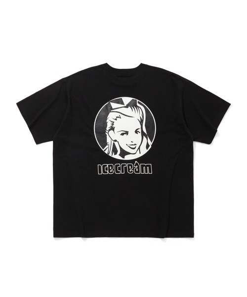 ICECREAM（アイスクリーム）の「APPLIQUE LOGO COTTON  T-SHIRT _ICECREAM（Tシャツ/カットソー・メンズ・ホワイト/ブラック/ピンク・MEDIUM/LARGE/X-LARGE）」の11枚目の写真