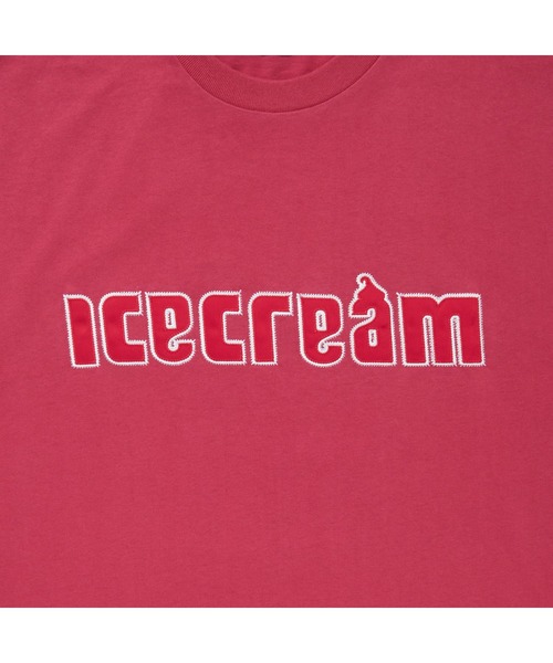 ICECREAM（アイスクリーム）の「APPLIQUE LOGO COTTON  T-SHIRT _ICECREAM（Tシャツ/カットソー・メンズ・ホワイト/ブラック/ピンク・MEDIUM/LARGE/X-LARGE）」の7枚目の写真
