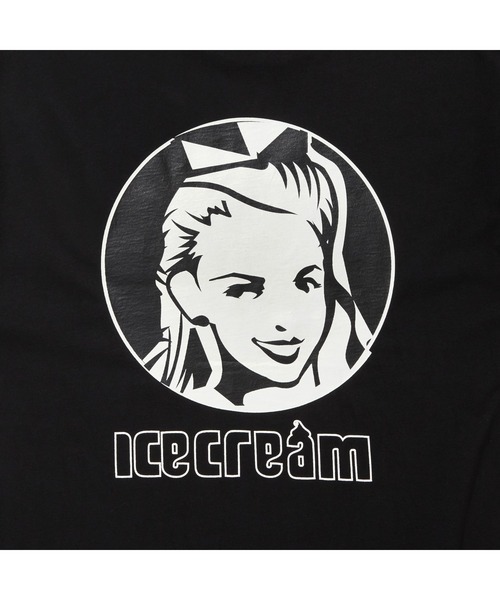 ICECREAM（アイスクリーム）の「APPLIQUE LOGO COTTON  T-SHIRT _ICECREAM（Tシャツ/カットソー・メンズ・ホワイト/ブラック/ピンク・MEDIUM/LARGE/X-LARGE）」の5枚目の写真