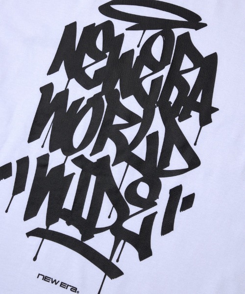 NEW ERA(ニューエラ)の「ニューエラ NEW ERA LS OS CT T TAGGING LOGO WHI 263(Tシャツ/カットソー・メンズ・ホワイト・L/M)」の4枚目の写真