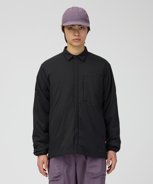 Snow Peak(スノーピーク)の「Snow Peak / Flexible Insulated Shirt フレキシブル インサレーションシャツ インサレ(シャツ/ブラウス・メンズ・ブラック/ダークブラウン・S/M/L)」の1枚目の写真