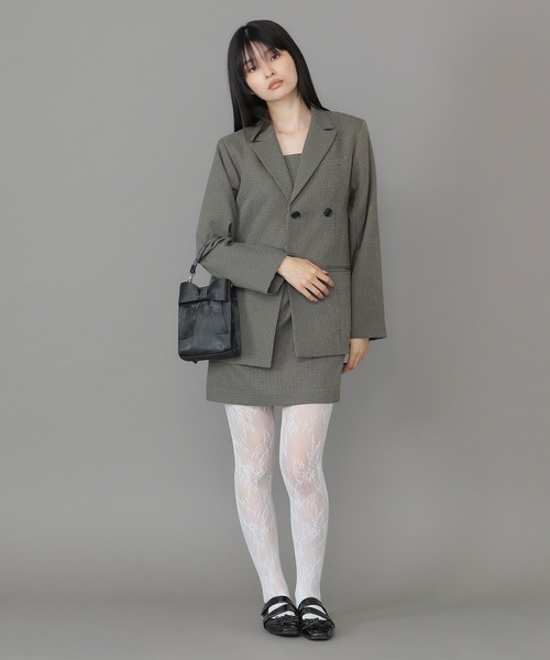 Casselini(キャセリーニ)の「Casselini(キャセリーニ)2WAYリボンミニバッグ(ショルダーバッグ・レディース・ブラック/アイボリー/シルバー/レッド・FREE)」の7枚目の写真