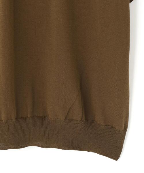 YLEVE（イレーヴ）の「YLEVE / ICE COTTON PULL OVER KNIT（ニット/セーター・メンズ・グレー/カーキ・5/4）」の6枚目の写真