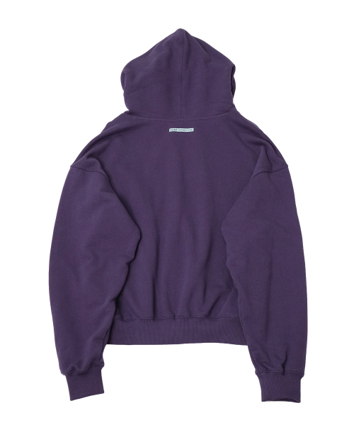 ISTKUNST(イストクンスト)の「HMF ロゴフードジップアップ_PURPLE(IK2GFUM480A)(パーカー・レディース・パープル・F)」の2枚目の写真