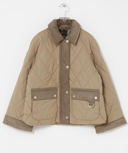 Barbour(バブアー)の「Barbour KILNWICK QUILTED JACKET(ダウンジャケット/コート・レディース・オリーブ/ベージュ/ブラック・10)」の2枚目の写真