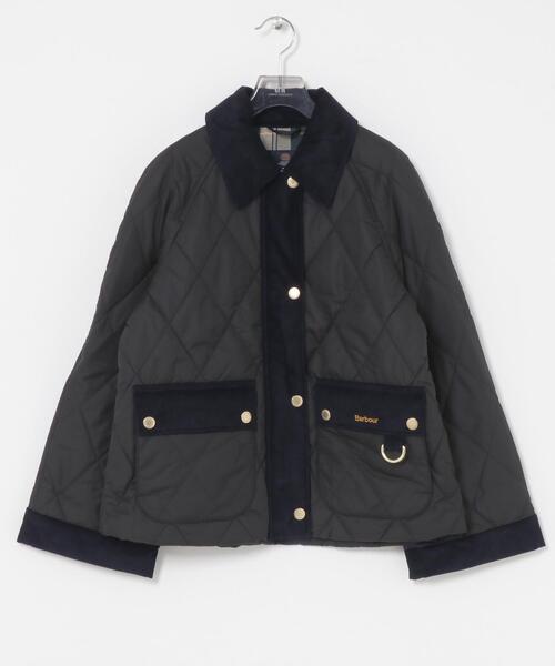 Barbour(バブアー)の「Barbour KILNWICK QUILTED JACKET(ダウンジャケット/コート・レディース・オリーブ/ベージュ/ブラック・10)」の1枚目の写真