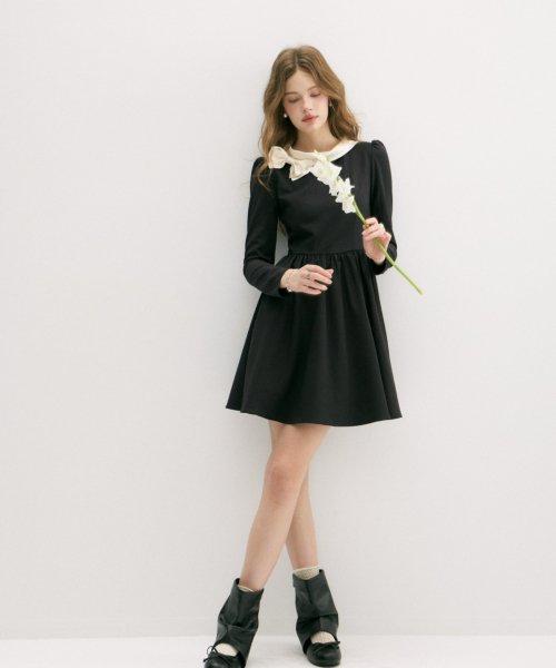 SINCETHEN(シンスゼン)の「オデット ボウ ミニワンピース(ワンピース・レディース・その他・SMALL/MEDIUM/LARGE)」の2枚目の写真