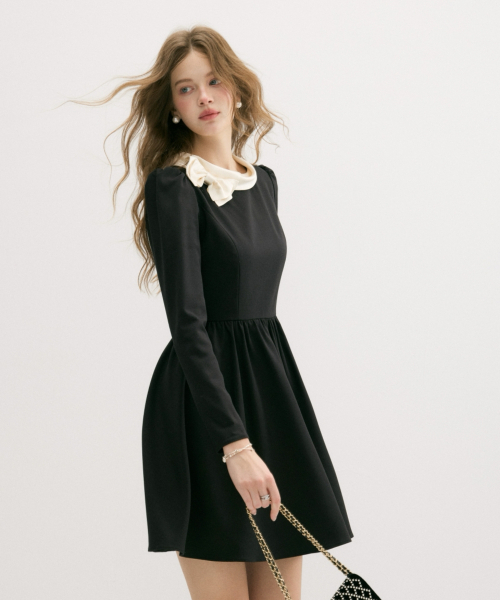 SINCETHEN(シンスゼン)の「オデット ボウ ミニワンピース(ワンピース・レディース・その他・SMALL/MEDIUM/LARGE)」の3枚目の写真