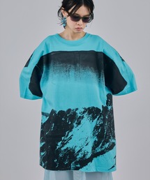 NON TOKYO/ノントーキョー/PRINT MESH PULLOVER & SCARFプリント