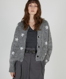 シャギービーズニットジャケット / 【crinkle crinkle crinkle】 shaggy beads knit jacket