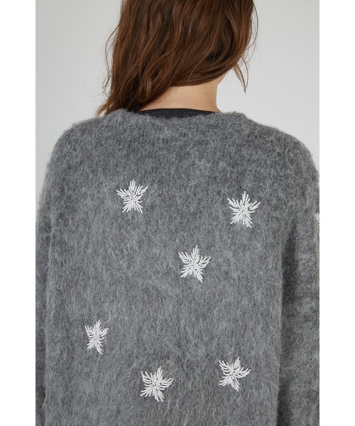 crinkle crinkle crinkle(クリンクルクリンクルクリンクル)の「シャギービーズニットジャケット / 【crinkle crinkle crinkle】 shaggy beads knit jacket(その他アウター・レディース・ブラック/グレー・FREE)」の11枚目の写真