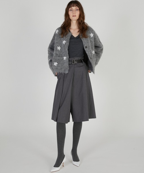 crinkle crinkle crinkle(クリンクルクリンクルクリンクル)の「シャギービーズニットジャケット / 【crinkle crinkle crinkle】 shaggy beads knit jacket(その他アウター・レディース・ブラック/グレー・FREE)」の14枚目の写真