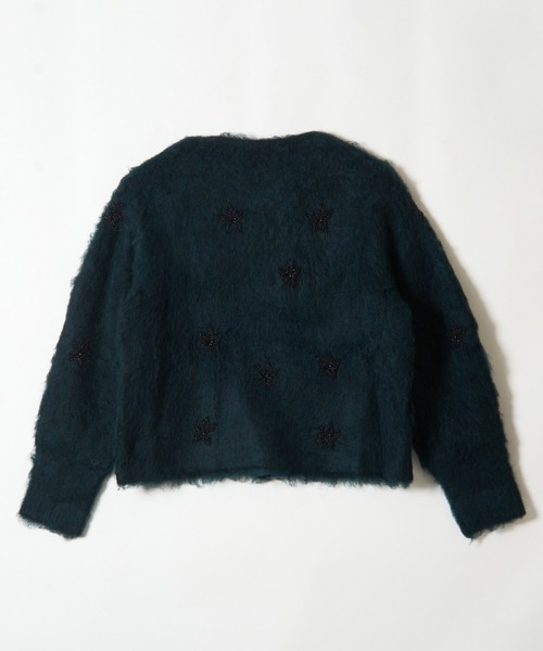 crinkle crinkle crinkle(クリンクルクリンクルクリンクル)の「シャギービーズニットジャケット / 【crinkle crinkle crinkle】 shaggy beads knit jacket(その他アウター・レディース・ブラック/グレー・FREE)」の17枚目の写真