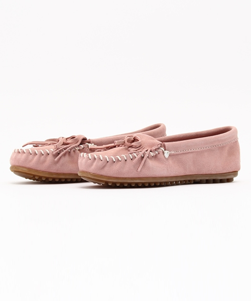 style counsel(スタイルカウンセル)の「【MINNETONKA】 ミネトンカ キルティスエードモカシン(モカシン/デッキシューズ・レディース・ブラック/ベージュ/ライトピンク/ブラウン・4/8/6/7/5)」の4枚目の写真