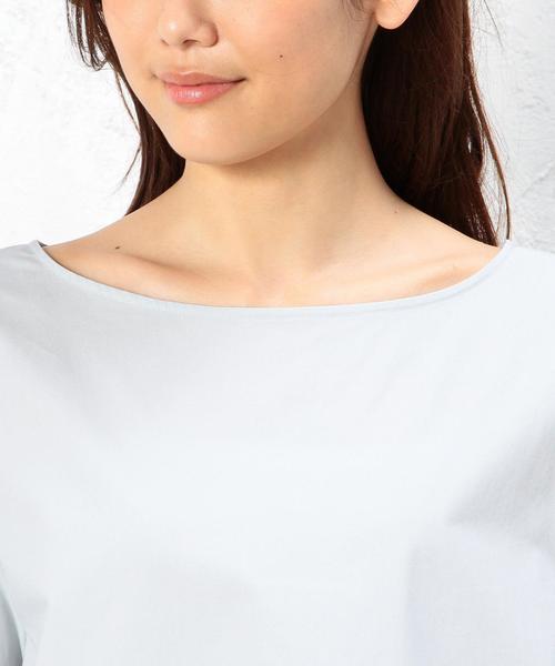 green label relaxing（グリーンレーベルリラクシング）の「CF C Balloon/S PO ブラウス◆（シャツ/ブラウス・レディース・オフホワイト/オリーブ/ライトブルー/ダークグレー/ダークグリーン・FREE）」の13枚目の写真