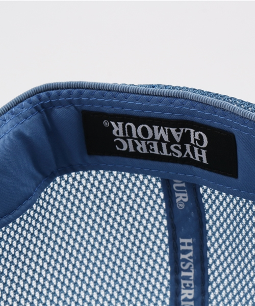 HYSTERIC GLAMOUR(ヒステリックグラマー)の「DETROIT メッシュキャップ(キャップ・メンズ・ブルー・FREE)」の4枚目の写真