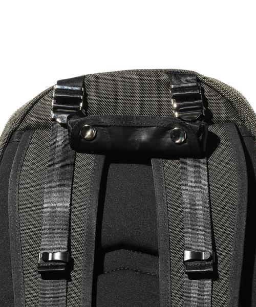 LORINZA(ロリンザ)の「<LORINZA> DBL/STRP B/P/バッグ(バックパック/リュック・メンズ・ブラック/オリーブ・FREE)」の6枚目の写真