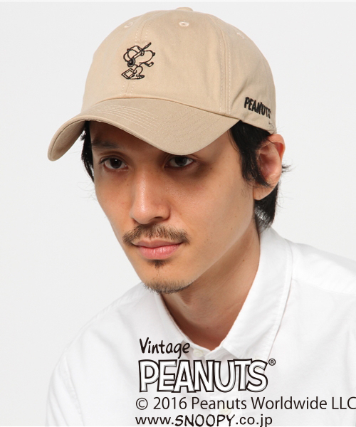 PEANUTS（ピーナッツ）の「PEANUTS FANCY DRESS SNOOPY BB CAP（キャップ・メンズ・ベージュ/ホワイト/ネイビー/ブラック・FREE）」の2枚目の写真