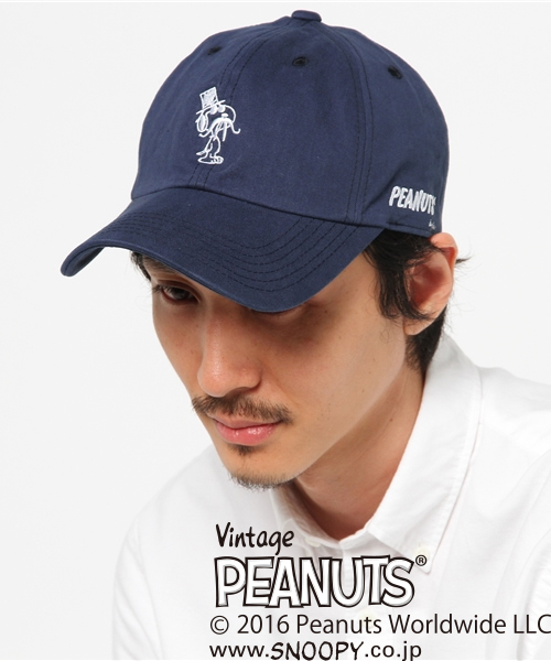 PEANUTS（ピーナッツ）の「PEANUTS FANCY DRESS SNOOPY BB CAP（キャップ・メンズ・ベージュ/ホワイト/ネイビー/ブラック・FREE）」の3枚目の写真