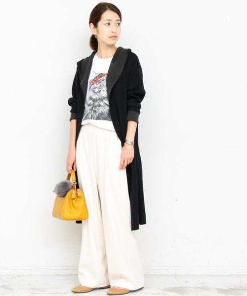 BEAUTY&YOUTH UNITED ARROWS（ビューティーアンドユースユナイテッドアローズ）の「BY∴ サキソニータックワイドパンツ◆（その他パンツ・レディース・ダークグレー/ベージュ/オフホワイト/ブラック・MEDIUM/SMALL）」の15枚目の写真
