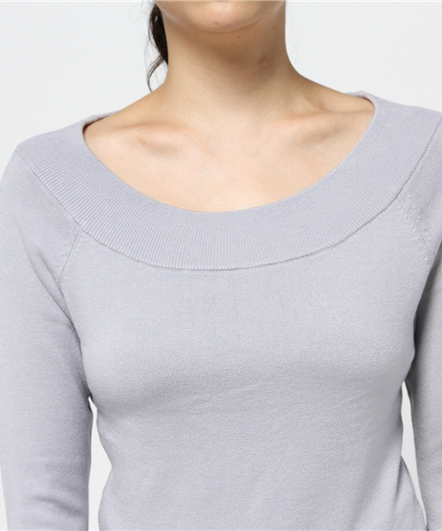 PROPORTION BODY DRESSING（プロポーションボディドレッシング）の「【CanCam11月号掲載】ベルソリストヒートニット（ニット/セーター・レディース・ベージュ/ブラック/ホワイト系その他/ブルー・2/3）」の8枚目の写真