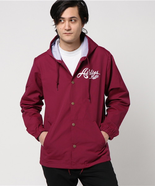 ALDIES(アールディーズ)の「ALDIES Light Coach Jacket アールディーズライト コーチジャケット(カバーオール・メンズ・ベージュ/ネイビー/グリーン/ブラック/バーガンディー・SMALL/MEDIUM/X-SMALL/LARGE)」の5枚目の写真