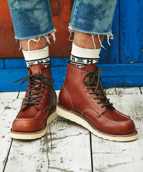 HYSTERIC GLAMOUR（ヒステリックグラマー）の「MOCブーツ（ブーツ・メンズ・ブラウン/ベージュ/ブラック・28cm/26cm/27cm）」の2枚目の写真