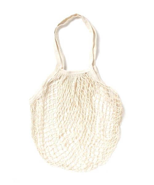 WEGO（ウィゴー）の「WEGO/コットンメッシュトートバッグ（トートバッグ・レディース・オレンジ/ブラック/ナチュラル/ターコイズブルー・FREE）」の3枚目の写真