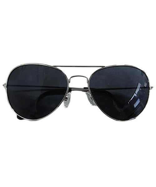 ８(eight)（エイト）の「ティアドロップサングラス（サングラス・メンズ・ブラック/シルバー・FREE）」の4枚目の写真