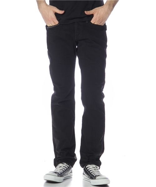 HYSTERIC GLAMOUR(ヒステリックグラマー)の「SW加工デニムストレートPT(デニムパンツ・メンズ・ホワイト/ブラック・28inch/30inch/32inch/34inch)」の2枚目の写真