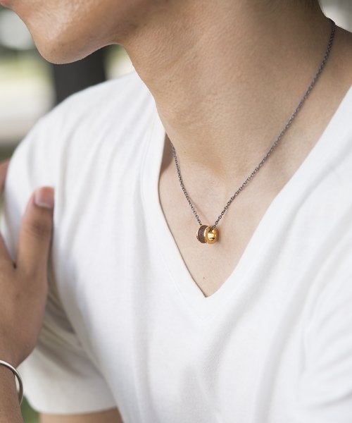 Orobianco(オロビアンコ)の「【OROBIANCO】オロビアンコOREN003 シルバー ネックレス(ネックレス・メンズ・ブラック×シルバー/ゴールド×ブラウン/ブラック×ゴールド/ネイビー/ブラック×ブラック/ブルー系その他・FREE)」の16枚目の写真