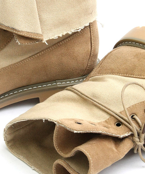 glabella（グラベラ）の「ロールトップワークブーツ（ブーツ）」 - WEAR