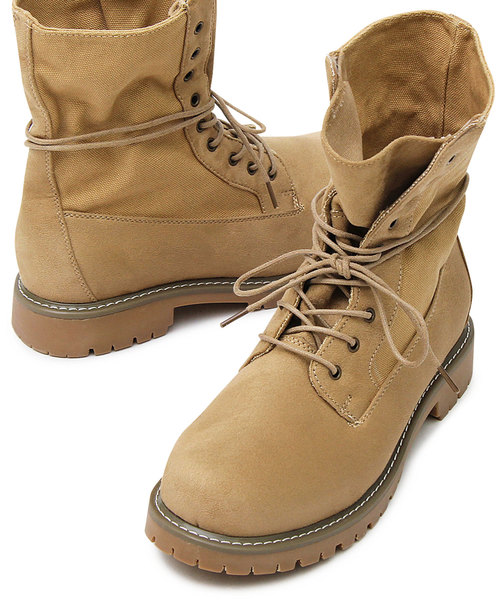 glabella（グラベラ）の「ロールトップワークブーツ（ブーツ）」 - WEAR