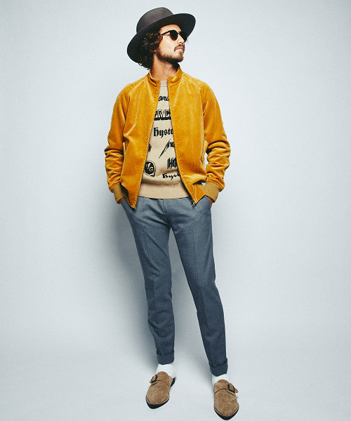HYSTERIC GLAMOUR（ヒステリックグラマー）の「METAL 総柄　ジャカード プルオーバー（ニット/セーター・メンズ・ベージュ系その他/レッド系その他/ブラック系その他・MEDIUM/LARGE/SMALL）」の4枚目の写真