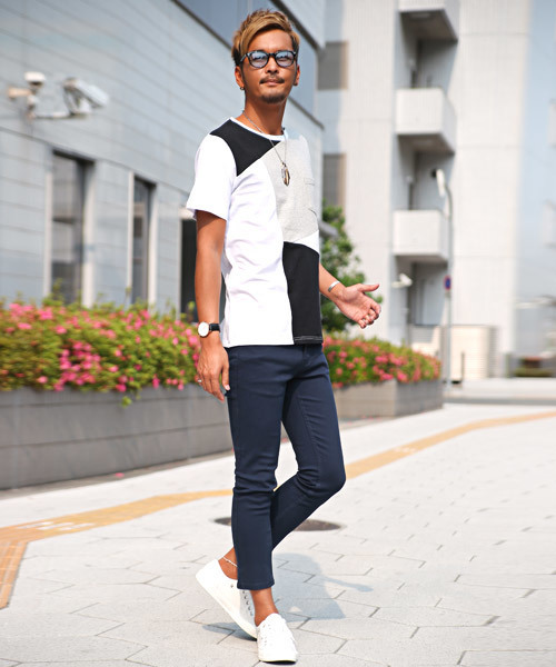 LUXSTYLE(ラグスタイル)の「ストレッチスキニーアンクルパンツ(その他パンツ・メンズ・ホワイト/ネイビー/ブラック/ベージュ/ワイン/チャコールグレー/ブルー/インディゴブルー・L/S/M/XL)」の18枚目の写真