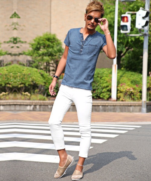 LUXSTYLE(ラグスタイル)の「ストレッチスキニーアンクルパンツ(その他パンツ・メンズ・ホワイト/ネイビー/ブラック/ベージュ/ワイン/チャコールグレー/ブルー/インディゴブルー・L/S/M/XL)」の15枚目の写真