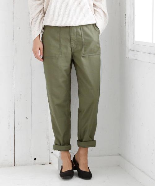 coen(コーエン)の「【大人気・追加生産】ベイカーパンツ(その他パンツ・レディース・カーキ/ネイビー・LARGE/MEDIUM/SMALL)」の2枚目の写真