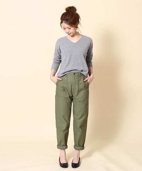 coen(コーエン)の「【大人気・追加生産】ベイカーパンツ(その他パンツ・レディース・カーキ/ネイビー・LARGE/MEDIUM/SMALL)」の18枚目の写真